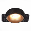 ST218.428.01 Св-к встр. Черный GU10 1*50W IP20 D78xH30 165-265V Без ламп