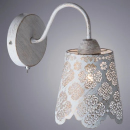 Бра A2032AP-1WG Arte Lamp БЕЛО-ЗОЛОТОЙ