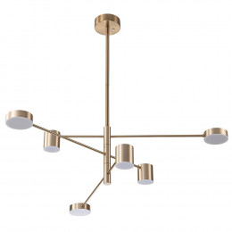 Люстра на штанге A2476PL-40PB Arte Lamp Латунь