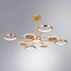 Люстра на штанге A1363PL-8PB Arte Lamp Латунь