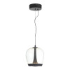SL6014.423.01 Светильник подвесной ST-Luce Черный/Прозрачный, Черный LED 1*17W 3000K