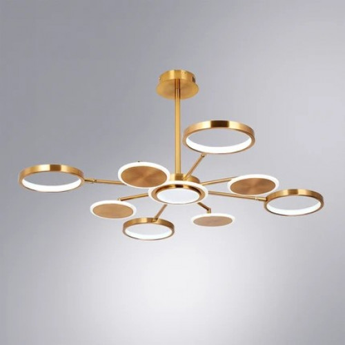Люстра на штанге A1363PL-8PB Arte Lamp Латунь