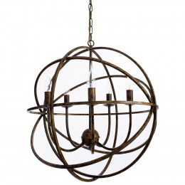 Люстра подвесная A1703SP-5BR Arte Lamp Коричневый