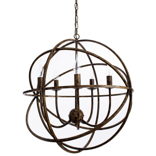 Люстра подвесная A1703SP-5BR Arte Lamp Коричневый