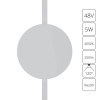 A6163PL-1WH Магнитный трековый светильник Arte Lamp RAPID A6163PL-1WH