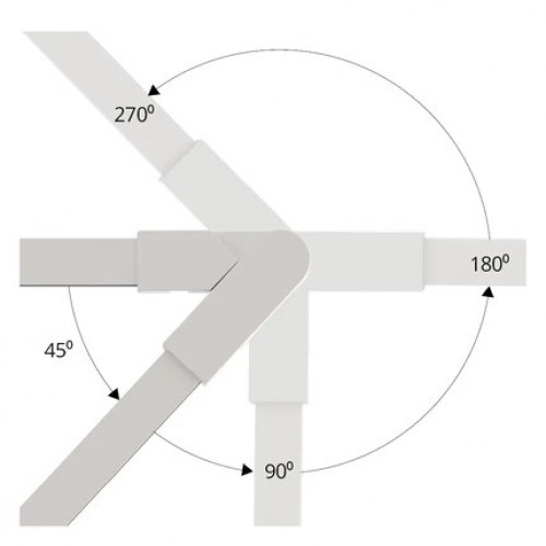 A613833R Коннектор поворотный для накладного шинопровода Arte Lamp RAPID-ACCESSORIES A613833R