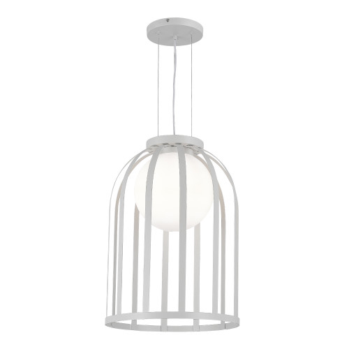 SL6129.503.01 Светильник подвесной ST-Luce Белый/Белый E27 1*60W