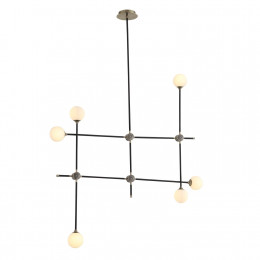 Светильник потолочный SL429.403.06 ST-Luce Черный / золотистый