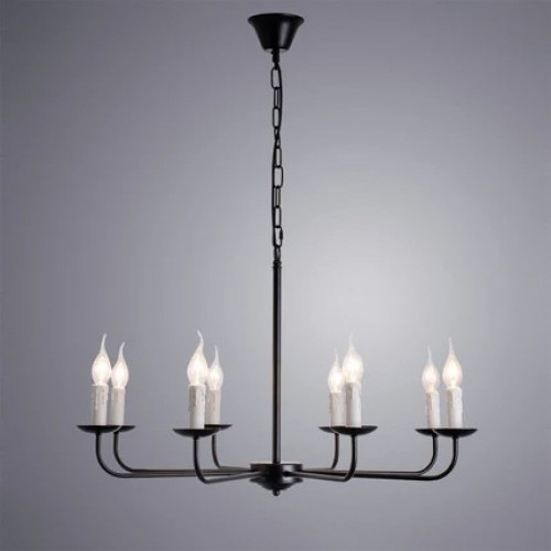Люстра подвесная A1857LM-8BK Arte Lamp Черный