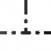 A613606T Коннектор T-образный для накладного шинопровода Arte Lamp RAPID-ACCESSORIES A613606T