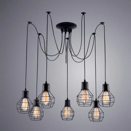 Люстра подвесная A1109SP-7BK Arte Lamp Черный
