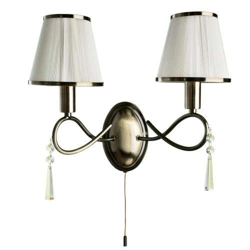 Бра A1035AP-2AB Arte Lamp АНТИЧНАЯ БРОНЗА