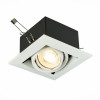 ST250.558.01 Св-к встр. Черный, Белый GU10 1*50W IP20 L126xW126xH70 220V Без ламп
