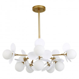 Люстра на штанге A1369SP-10SG Arte Lamp Матовое золото