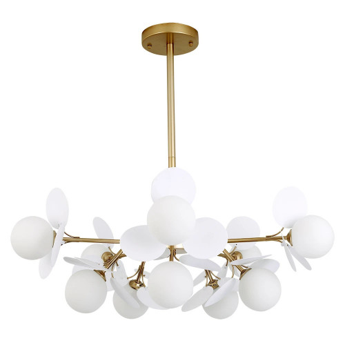 Люстра на штанге A1369SP-10SG Arte Lamp Матовое золото