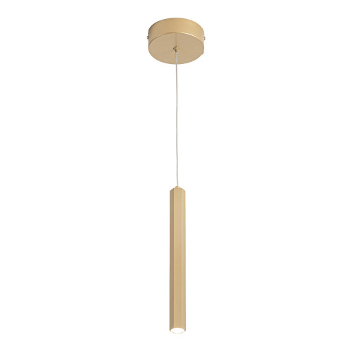 ST614.203.06 Светильник подвесной ST-Luce Золотистый/Золотистый LED 1*6W 4000K 330Lm 36° D32xH1900