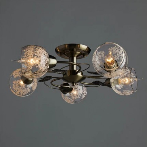 Люстра потолочная A1292PL-5AB Arte Lamp АНТИЧНАЯ БРОНЗА