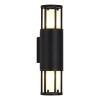 SL9017.401.02 Светильник уличный настенный ST-Luce черный/черный GU10 2*15W
