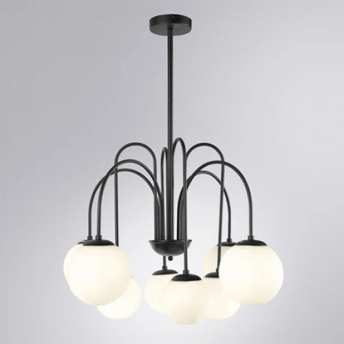 Люстра на штанге A1675LM-8BK Arte Lamp Черный