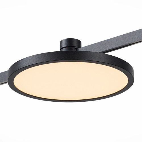 ST818.406.12 Магнитный трековый светильник FARM Черный LED 1*10W 3000K 520Lm Ra80 120 IP20 D168xH54