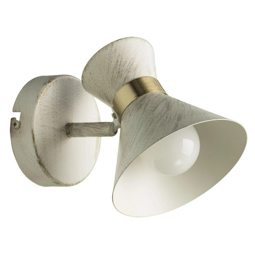 Спот A1406AP-1WG Arte Lamp БЕЛО-ЗОЛОТОЙ