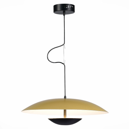SL6502.203.01 Светильник подвесной ST-Luce Золотистый,Черный/Золотистый LED 1*35W 3000K