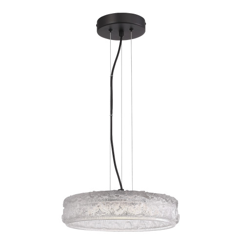 SL6143.403.01 Светильник подвесной ST-Luce черный/прозрачный LED 1*15W 4000K