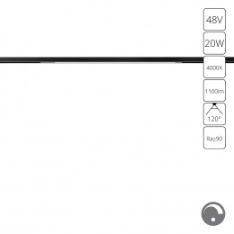 Светильник трековый A7474PL-1BK Arte Lamp Черный