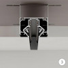 A474306 Магнитный шинопровод для натяжного потолка Arte Lamp LINEA-ACCESSORIES A474306