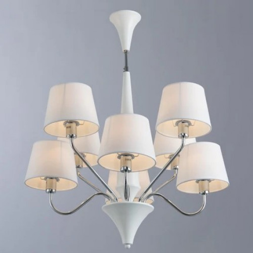 Люстра на штанге A1528LM-8WH Arte Lamp Белый