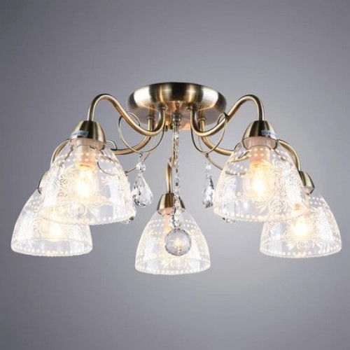 Люстра потолочная A1658PL-5AB Arte Lamp АНТИЧНАЯ БРОНЗА