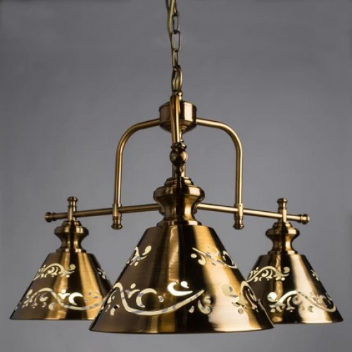 Люстра подвесная A1511LM-3PB Arte Lamp ПОЛИРОВАННАЯ МЕДЬ