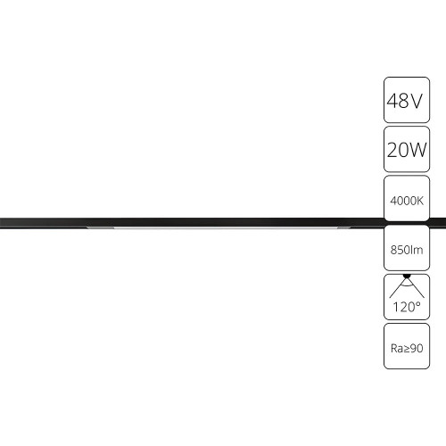 A7264PL-1BK Магнитный трековый светильник Arte Lamp OPTIMA A7264PL-1BK