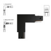 Коннектор A120306P Arte Lamp Черный