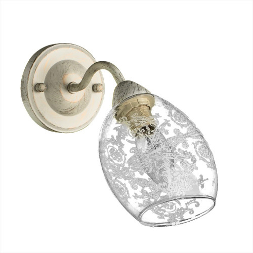 Бра A1296AP-1WG Arte Lamp БЕЛО-ЗОЛОТОЙ