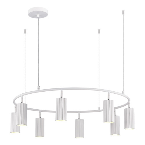 SL1213.503.08 Светильник подвесной ST-Luce Белый/Белый GU10 8*5W 4000K