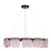 SL6021.403.66 Светильник подвесной ST-Luce черный/розовый LED 1*66W 3000K