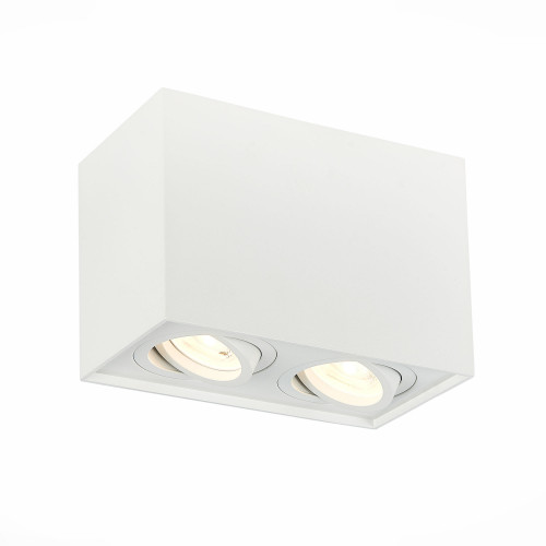 ST109.507.02 Светильник потолочный Белый GU10 2*50W L181xW100xH123 220V Без ламп