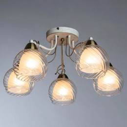 Люстра потолочная A1633PL-5WG Arte Lamp БЕЛО-ЗОЛОТОЙ
