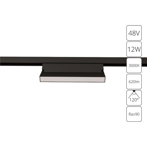 A4679PL-1BK Магнитный трековый светильник Arte Lamp LINEA A4679PL-1BK
