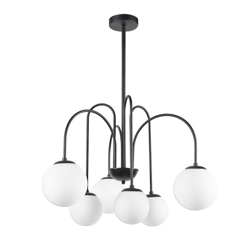 Люстра на штанге A1675LM-6BK Arte Lamp Черный