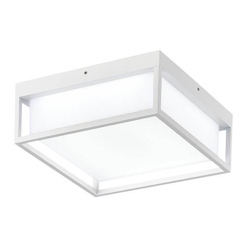 SL9517.502.01 Светильник уличный потолочный ST-Luce белый/белый LED 1*20W 3000K/4000K/5000K