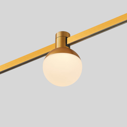 ST815.206.05 Магнитный трековый светильник FARM Золотистый LED 1*5W 3000K 213Lm 120 IP20 D75xH10