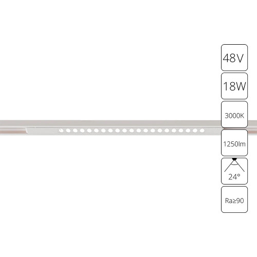 A7287PL-1WH Магнитный трековый светильник Arte Lamp OPTIMA A7287PL-1WH