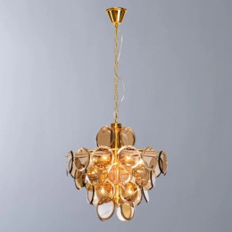 Люстра подвесная 7566/01 SP-8 Divinare Золото