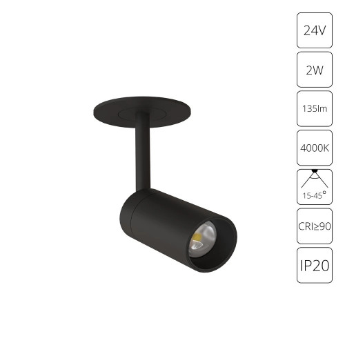 A6386PL-1BK Подсветка для ювелирных изделий Arte Lamp PRESTO A6386PL-1BK