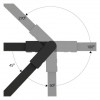 A613806R Коннектор поворотный для накладного шинопровода Arte Lamp RAPID-ACCESSORIES A613806R