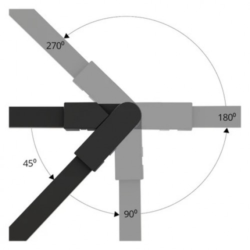 A613806R Коннектор поворотный для накладного шинопровода Arte Lamp RAPID-ACCESSORIES A613806R
