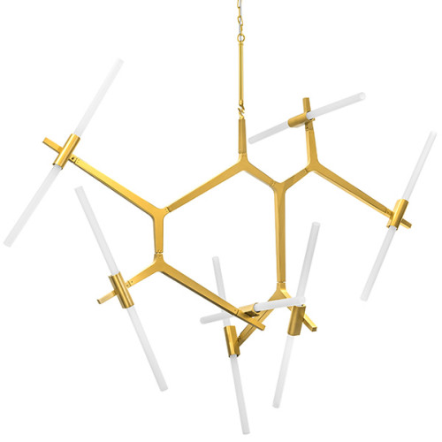 Люстра 742143 Lightstar Матовое золото
