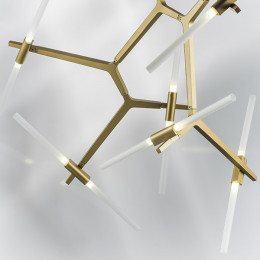 Люстра 742143 Lightstar Матовое золото